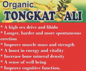 Tongkat Ali 200:1 Root Extract Powder Capsules (Erections)
