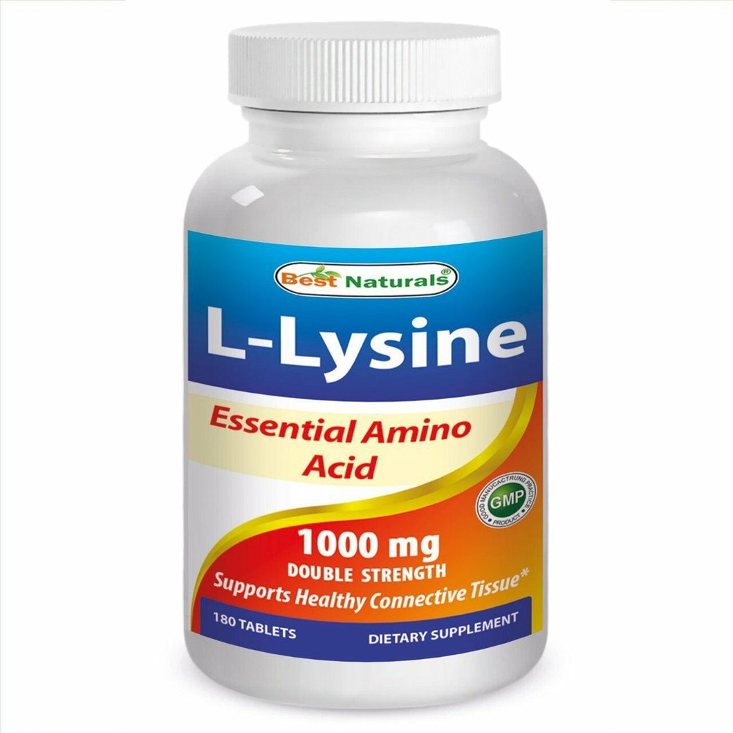 Best Naturals, L-Lysine 1000 mg 100 Tablets 2x Strength