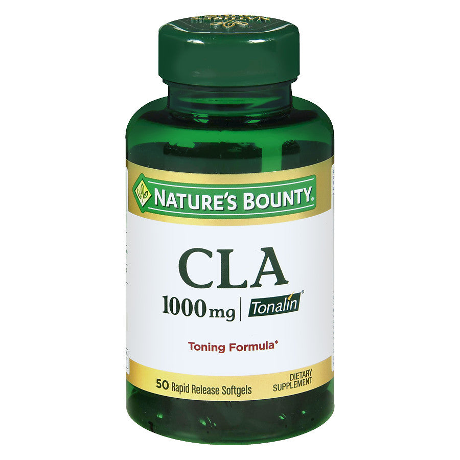 Nature's Bounty CLA 1000 mg Dietary Supplement Softgels