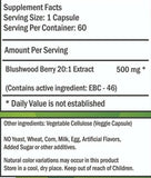 2 Pack Blushwood Berry 20:1 Extract Capsule EBC-46  120 Capsule