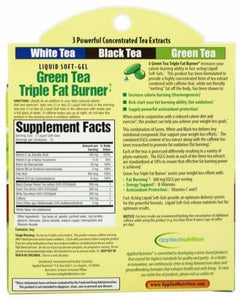 Applied Nutrition Maximum Strength Green Tea Triple Fat Burner, Liquid Soft-Gels