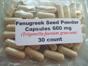 Fenugreek Capsules (Stop Hair Loss) 30 Capsules