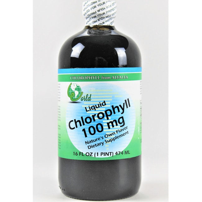 16 oz Organic Liquid Chlorophyll 100 mg 16 fl oz Liq.