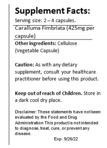 CARALLUMA FIMBRIATA CAPSULES (WEIGHT)