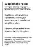 (SUPERFOOD) ARONIA BERRY 4:1 EXTRACT - CHOKEBERRY POWDER