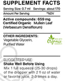 Mullein Leaf Tincture, Organic