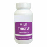 Milk Thistle Seed Powder Capsules - 500mg Each - Silybum Marianum -Various Sizes