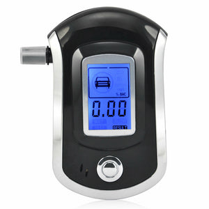 Police Breath Alcohol Tester Digital LCD Breathalyzer Blood Alcohol Detector US