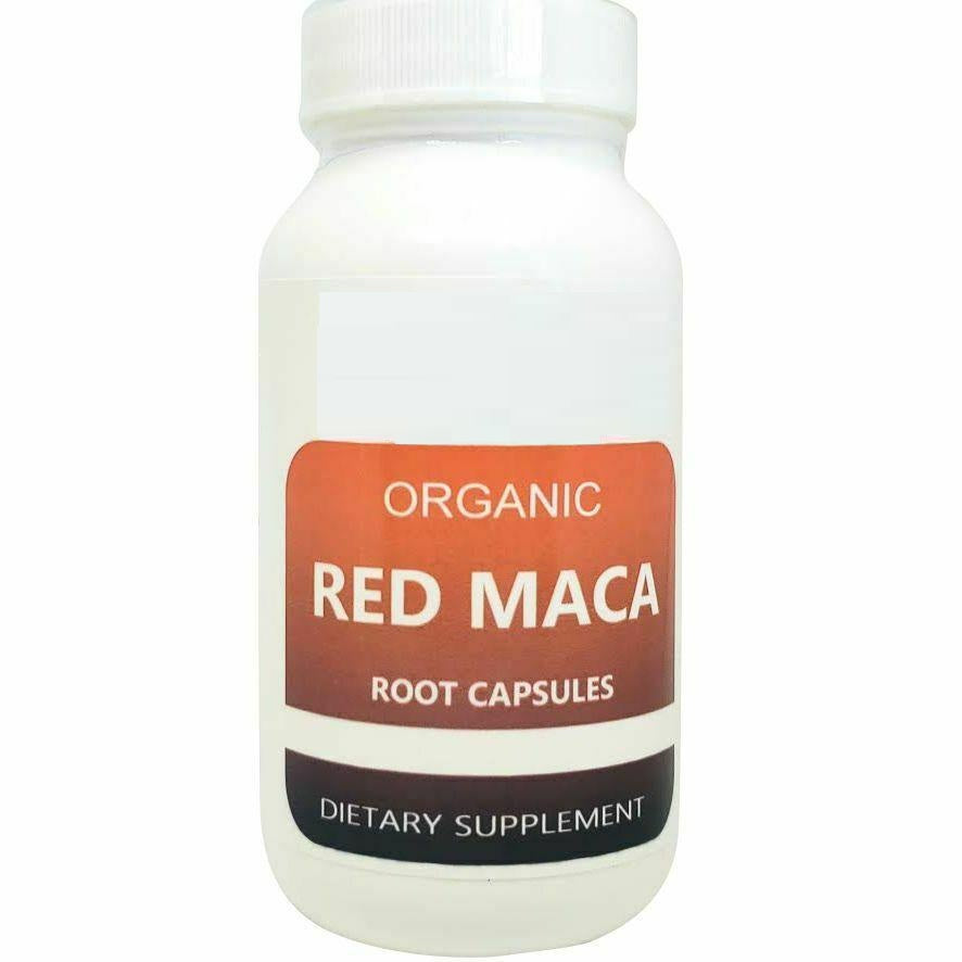 Red Maca Root - Vegetable Capsules 500mg Each - Non GMO