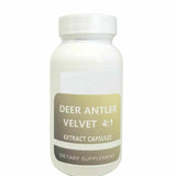 Deer Antler Velvet Extract Powder 4:1 Capsules (Cervi Cornu) 500mg