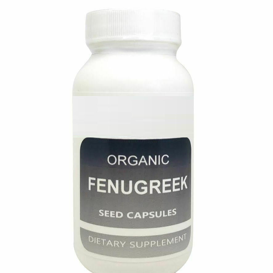 Organic Fenugreek Seed Capsules - 500mg - Trigonella Foenum-Graecum - Methi