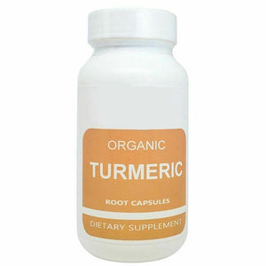 100 Turmeric Root Powder and Peppercorn Capsules 500mg - Organic Tumeric