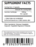 Garcinia Cambogia Extract Powder Capsules (60% HCA 500 mg Each)